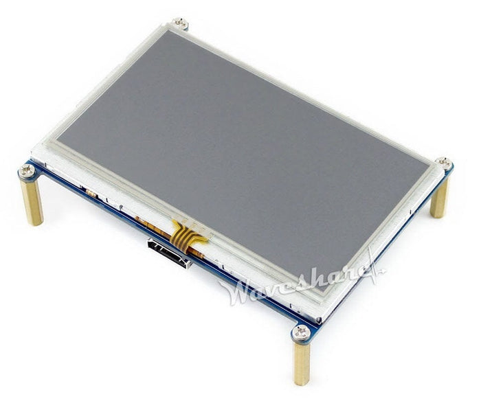 HDMI 4.3" 480x272 Touch Screen (GPIO) [Discontinued] by Waveshare - The Pi Hut