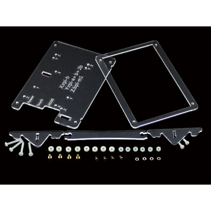 HDMI 5" 800x480 Touch Screen & Clear Case (USB) [Discontinued] by Waveshare - The Pi Hut