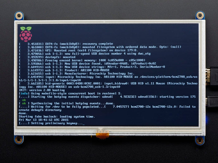 HDMI 7" 800x480 Display Backpack - With Touchscreen [Discontinued] by Adafruit - The Pi Hut