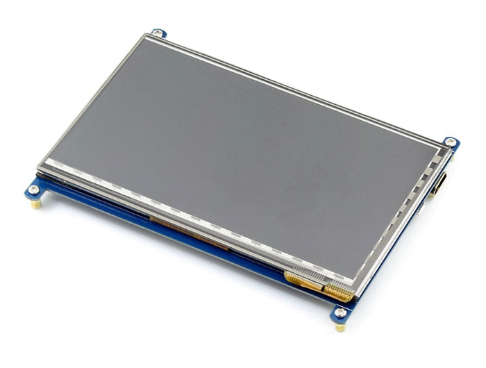 HDMI 7" 800x480 Touch Screen & Case (USB) by Waveshare - The Pi Hut