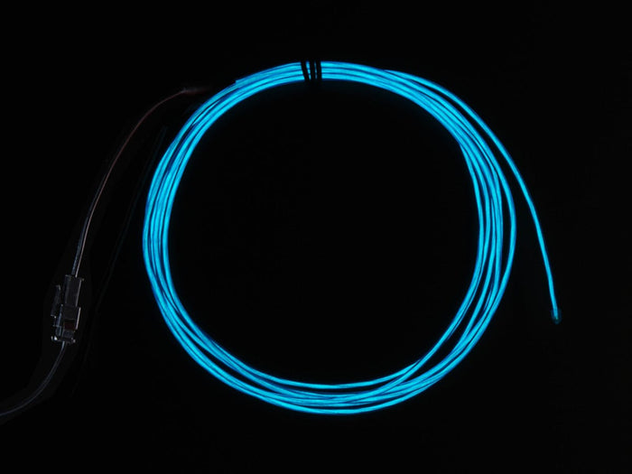 High Brightness Blue Electroluminescent (EL) Wire - 2.5 meters (High brightness, long life) by The Pi Hut - The Pi Hut