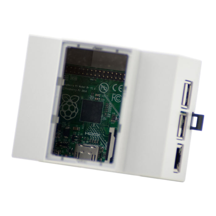 Hitaltech - Raspberry Pi 3 DIN Rail Case (4M Modulbox) by Hitaltech - The Pi Hut