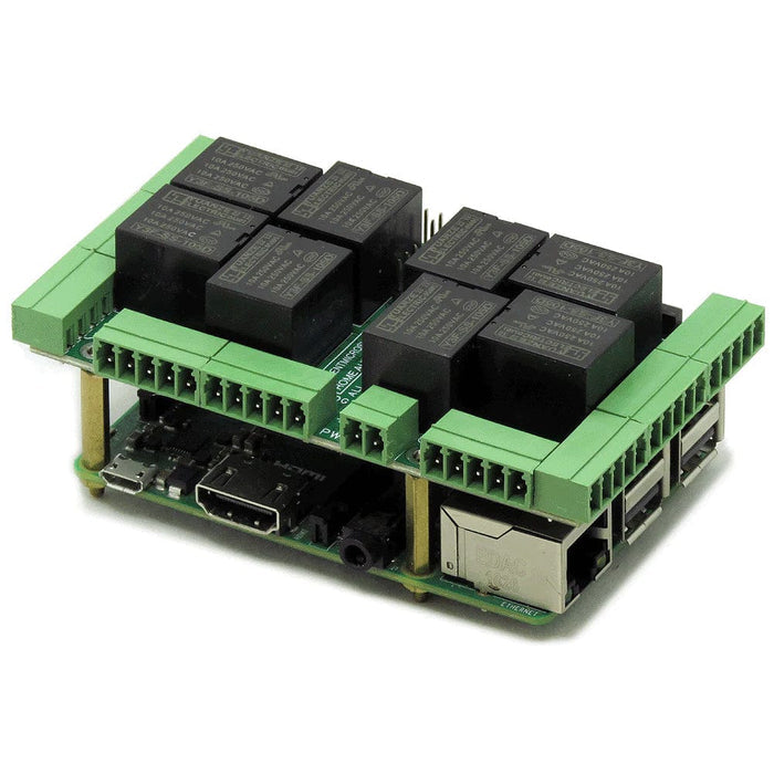 Home Automation 8-Layer Stackable HAT for Raspberry Pi (v4.0) by Sequent - The Pi Hut