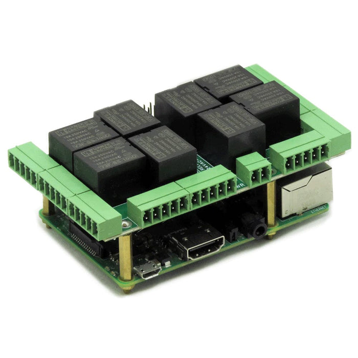 Home Automation 8-Layer Stackable HAT for Raspberry Pi (v4.0) by Sequent - The Pi Hut