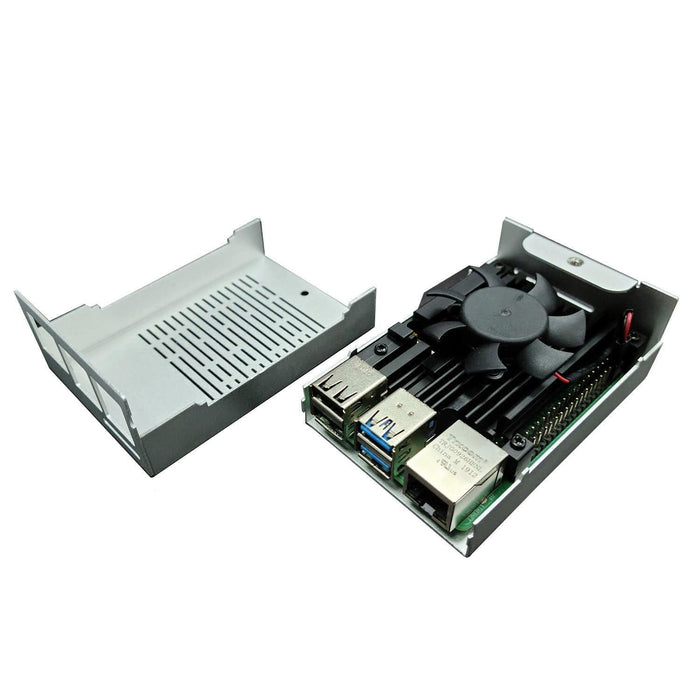 IceBerry All-in-One Cooling Case for Raspberry Pi 4 [Discontinued] by Gelid Solutions - The Pi Hut