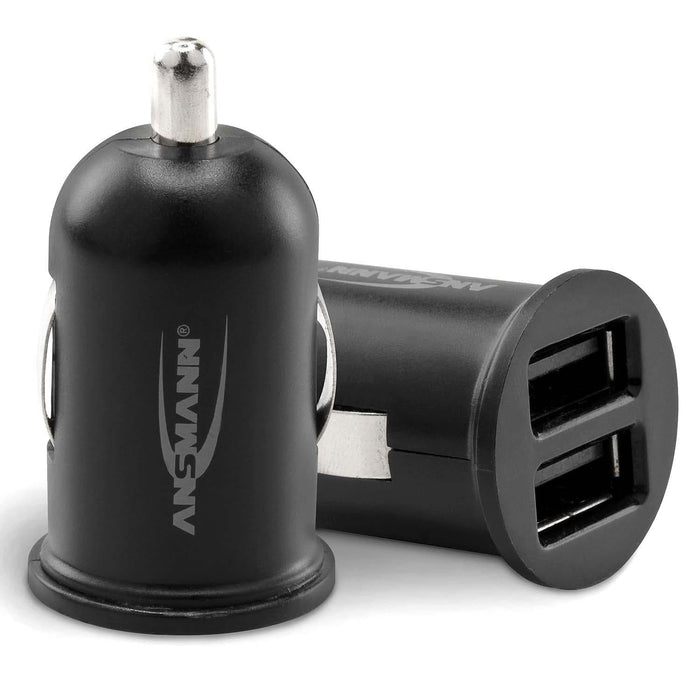 In Car Dual-USB Charger (5V 2.4A) [Discontinued] by ANSMANN - The Pi Hut