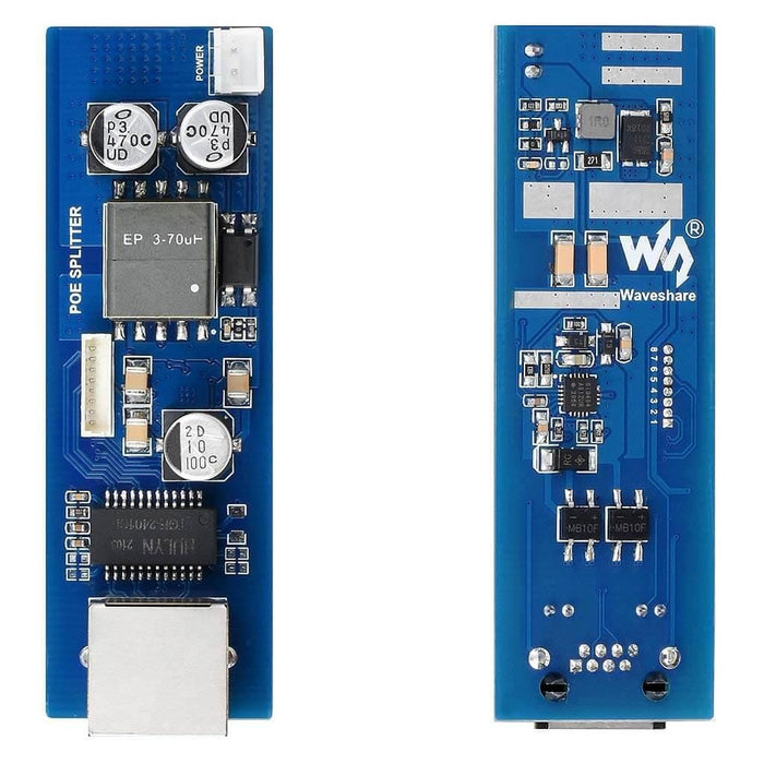 Industrial USB-C Gigabit PoE Splitter (5V 2.5A) by Waveshare - The Pi Hut
