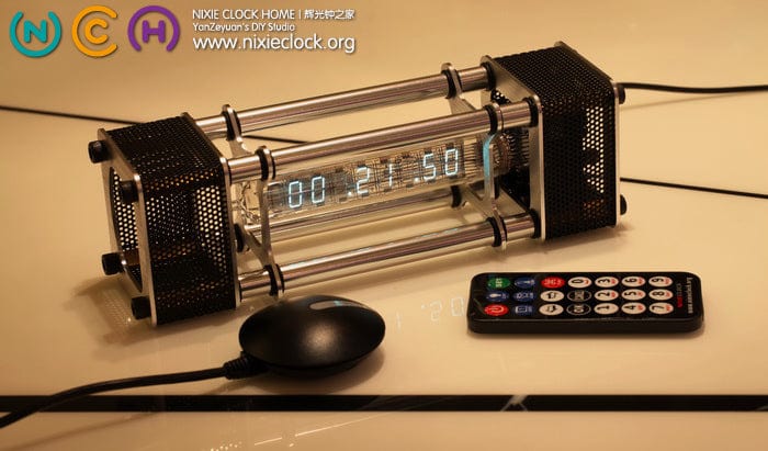 IV-18 VFD Tube Time Clock (Energy Pillar) - Limited Edition [discontinued] by DFRobot - The Pi Hut