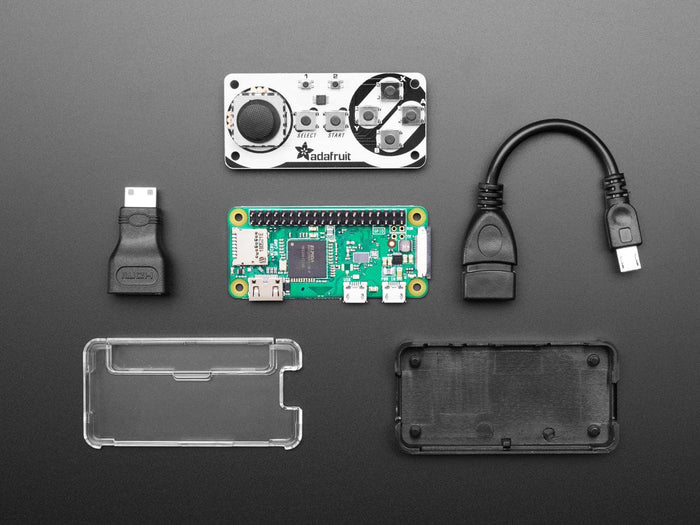 Joy Bonnet Pack without Soldering - Includes Pi Zero WH [Discontinued] by Adafruit - The Pi Hut