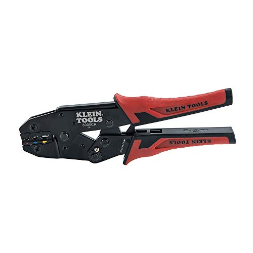 Klein Tools 3005CR  Ratcheting Crimper, 10-22 AWG - Insulated Terminals