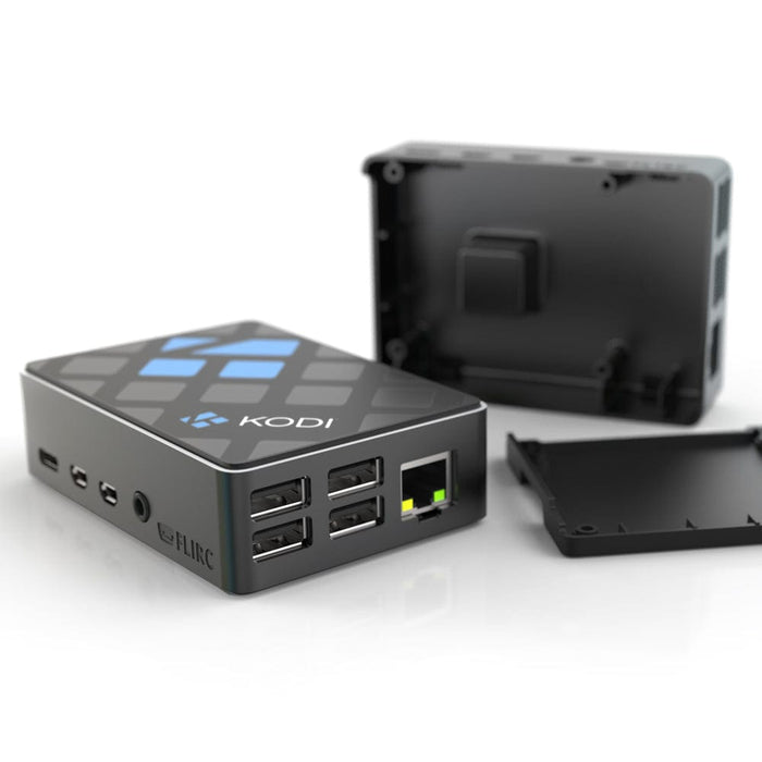 Kodi Edition Raspberry Pi 4 FLIRC Case by FLIRC - The Pi Hut