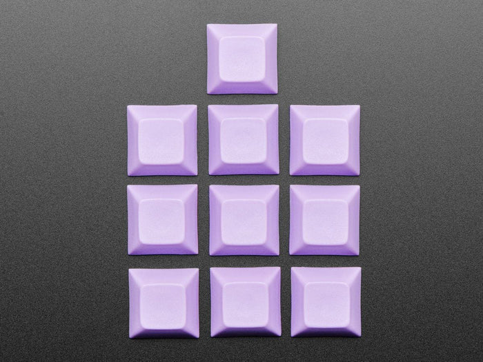 Lavender DSA Keycaps for MX Compatible Switches - 10 pack [discontinued] by The Pi Hut - The Pi Hut