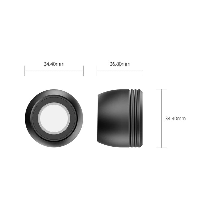 INNOVV 28mm lens protector hood dimension diagram matching N2 N3 camera lens hood