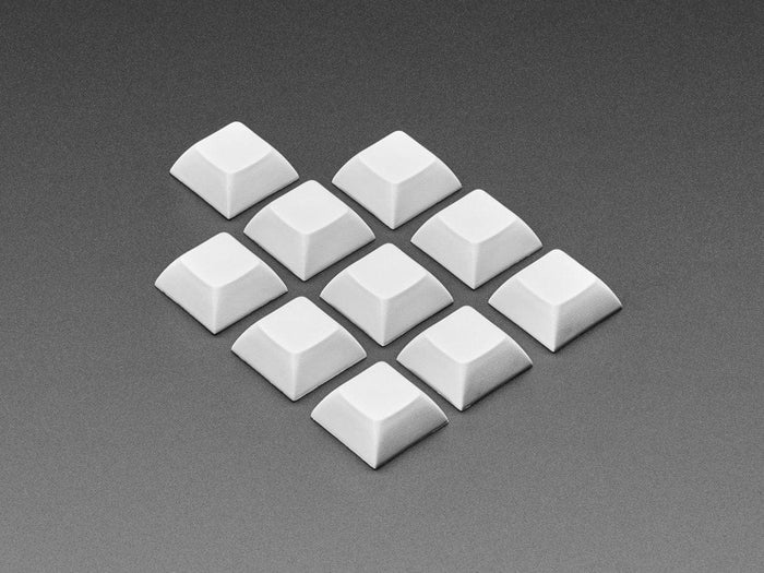 Light Gray DSA Keycaps for MX Compatible Switches - 10 pack by The Pi Hut - The Pi Hut