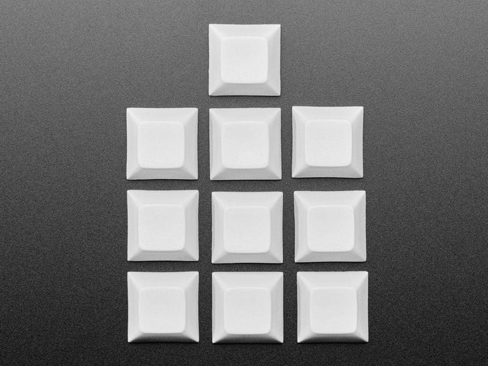 Light Gray DSA Keycaps for MX Compatible Switches - 10 pack by The Pi Hut - The Pi Hut