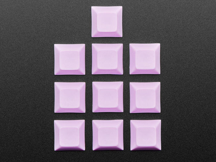 Light Purple DSA Keycaps for MX Compatible Switches - 10 pack [Discontinued] by The Pi Hut - The Pi Hut
