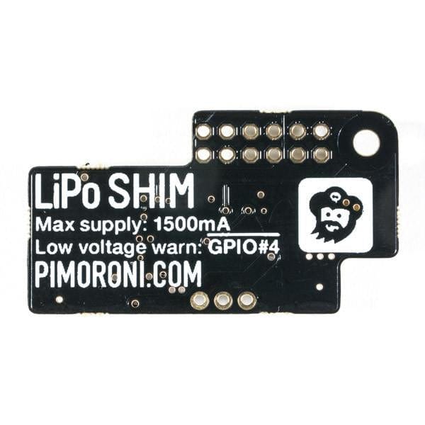 LiPo SHIM by Pimoroni - The Pi Hut