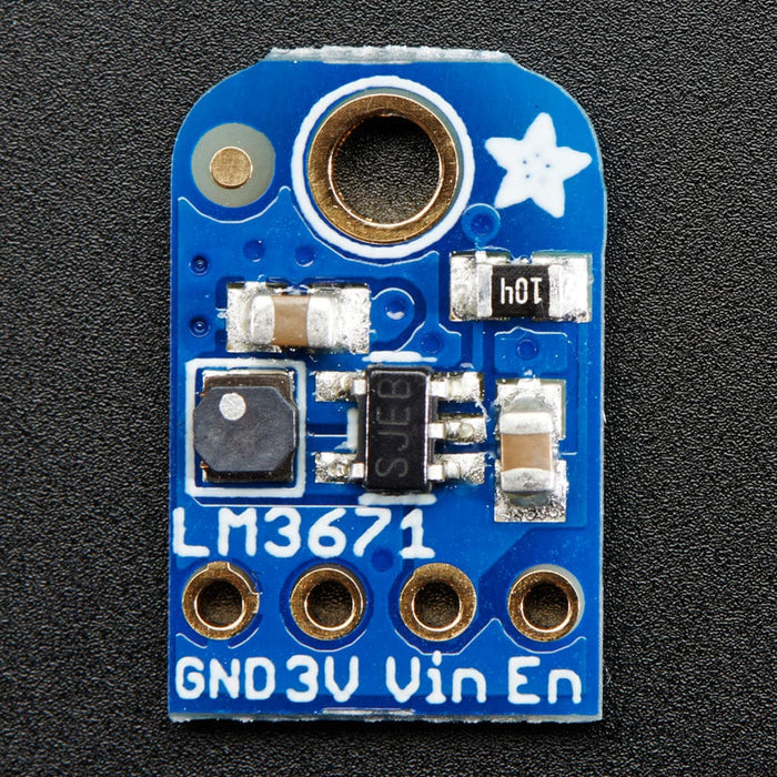 LM3671 3.3V Buck Converter Breakout  - 3.3V Output 600mA Max by Adafruit - The Pi Hut