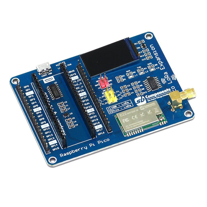 LoRa Expansion for Raspberry Pi Pico (Inc. Antenna) [Discontinued] by SBC - The Pi Hut
