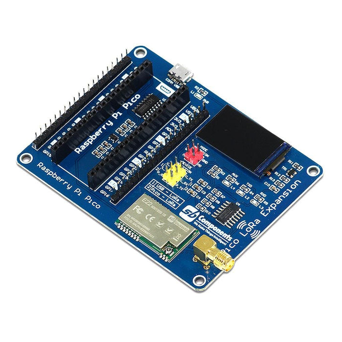 LoRa Expansion for Raspberry Pi Pico (Inc. Antenna) [Discontinued] by SBC - The Pi Hut