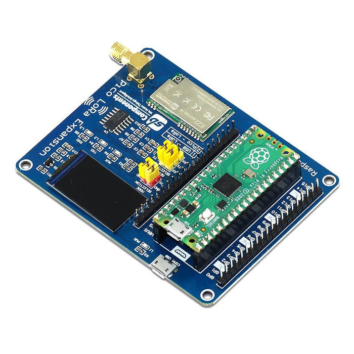 LoRa Expansion for Raspberry Pi Pico (Inc. Antenna) [Discontinued] by SBC - The Pi Hut
