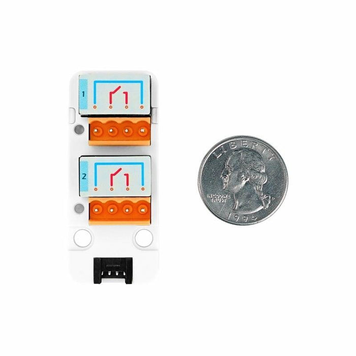 M5Stack 2-Channel SPST Relay Unit by M5Stack - The Pi Hut