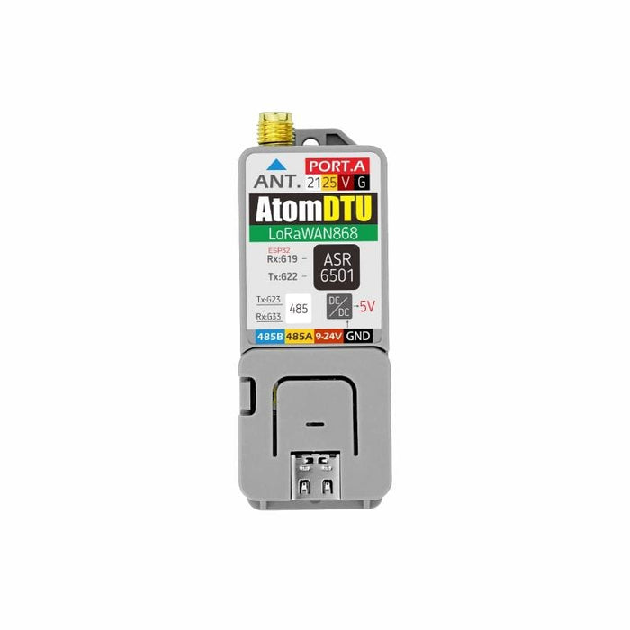 M5Stack Atom DTU LoRaWAN Kit 868MHz (ASR6501) [Discontinued] by M5Stack - The Pi Hut