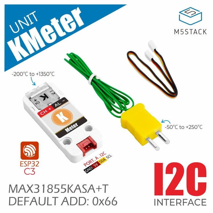 M5Stack Kmeter Unit with Thermocouple Temperature Sensor (MAX31855) [Discontinued] by M5Stack - The Pi Hut