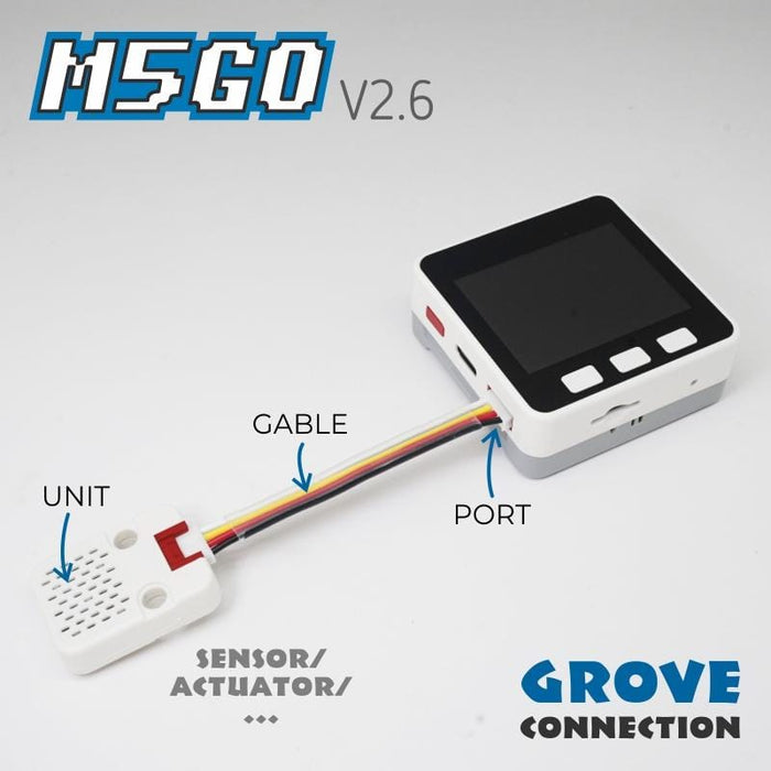 M5Stack M5GO IoT Starter Kit V2.6 [Discontinued] by M5Stack - The Pi Hut