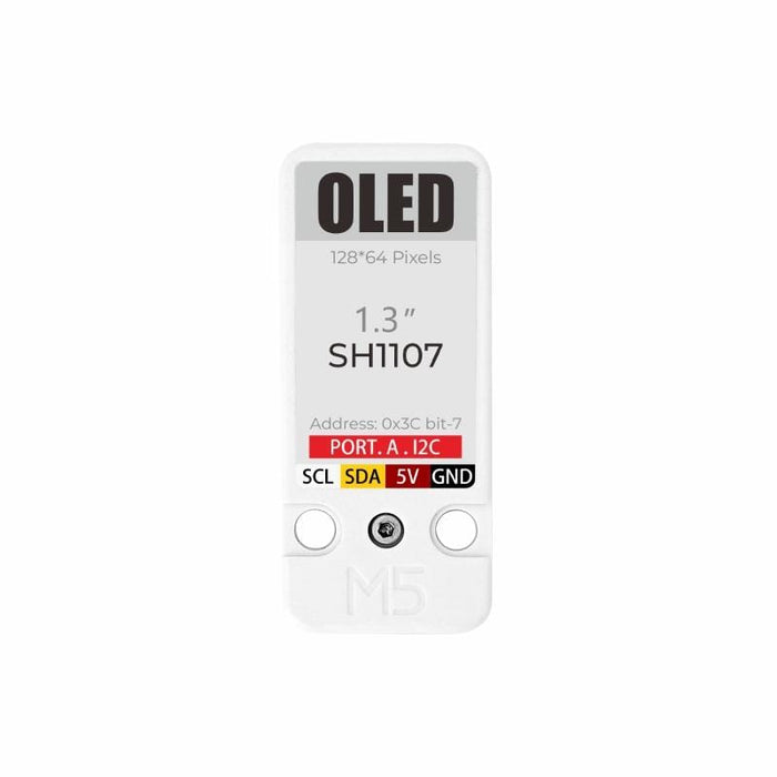 M5Stack OLED Unit 1.3" 128 × 64 Display by M5Stack - The Pi Hut