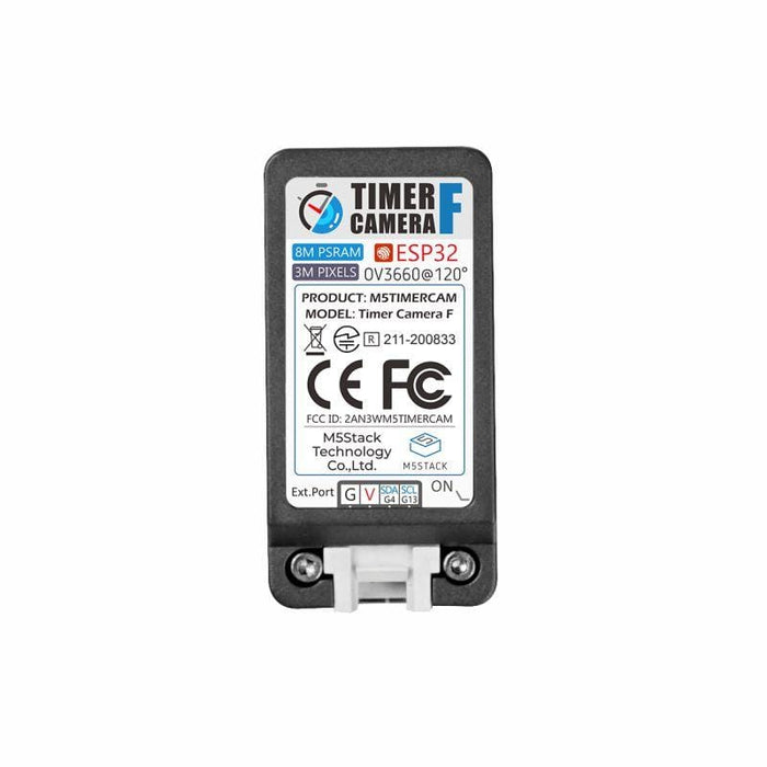 M5Stack Timer Camera F (Fisheye, OV3660, ESP32, PSRAM) by M5Stack - The Pi Hut