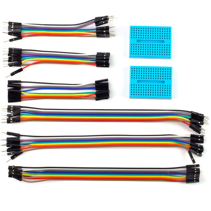 Maker Essentials - Mini Breadboards & Jumper Jerky by Pimoroni - The Pi Hut