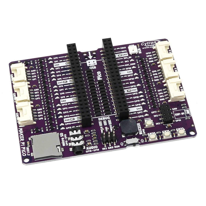 Maker Pi Pico Base (without Pico) by Cytron - The Pi Hut
