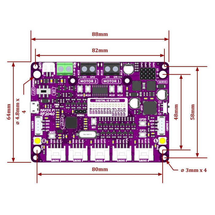 Maker Pi RP2040 by Cytron - The Pi Hut
