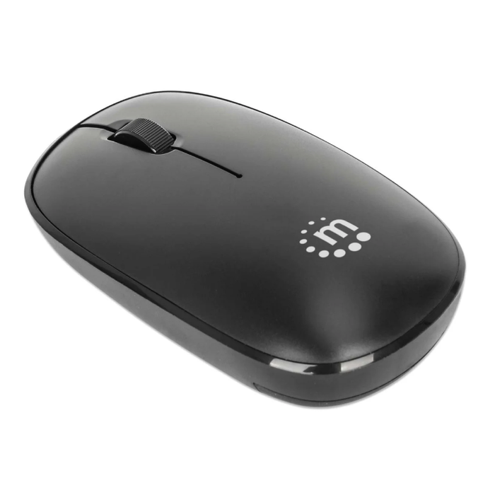 Manhattan MW3050 Wireless Optical Mouse, Black, 1200dpi, 2.4Ghz (up to 10m), USB