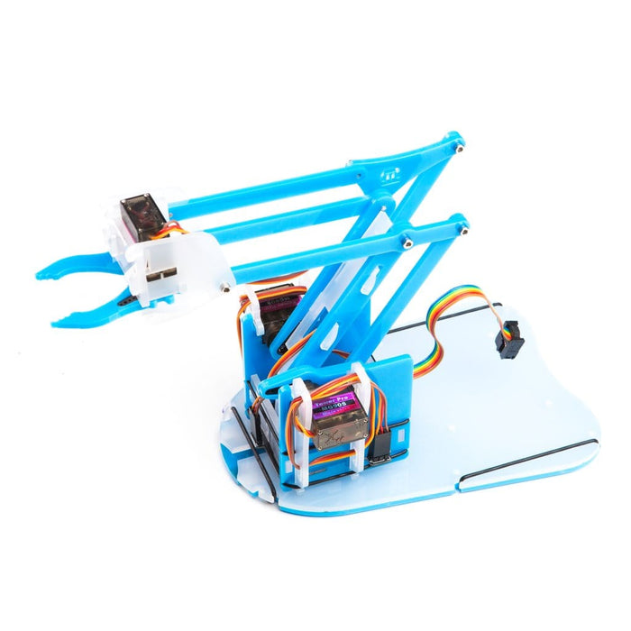 MeArm Robot Classic Maker Kit - Blue [discontinued] by Kitronik - The Pi Hut