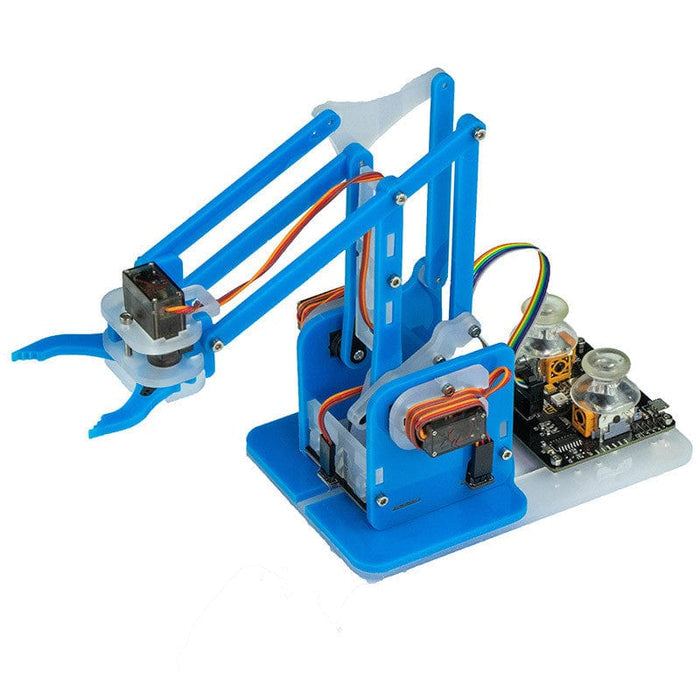 MeArm WiFi - Arduino Compatible Robot Kit - Blue [Discontinued] by Kitronik - The Pi Hut