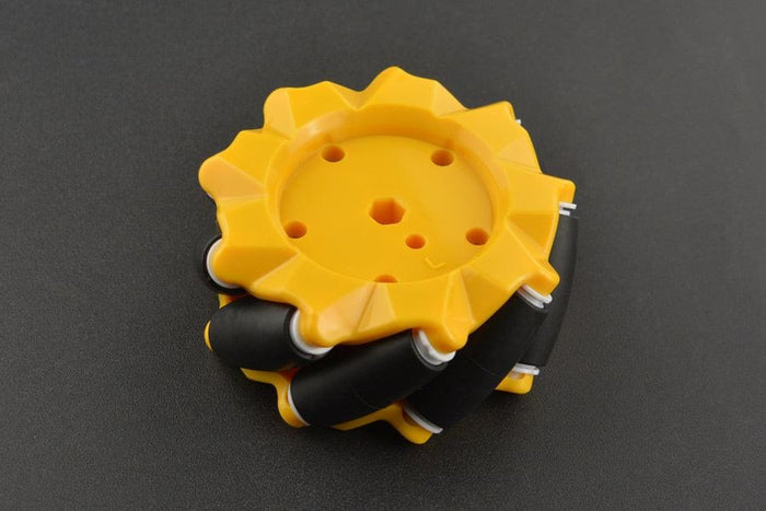 Mecanum Wheel (80mm) - Left [discontinued] by The Pi Hut - The Pi Hut