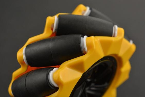 Mecanum Wheel (80mm) - Left [discontinued] by The Pi Hut - The Pi Hut