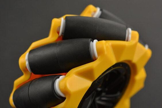Mecanum Wheel (80mm) - Right [discontinued] by The Pi Hut - The Pi Hut