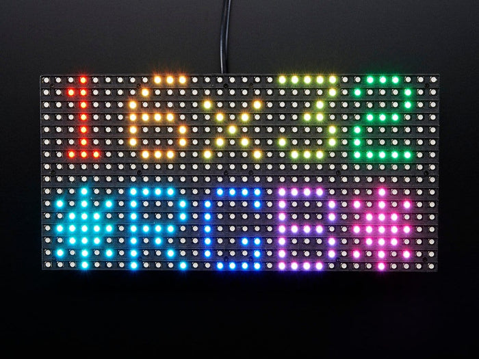 Medium 16x32 RGB LED matrix panel - 6mm Pitch by The Pi Hut - The Pi Hut