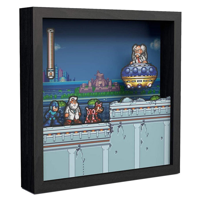 Mega Man 7: Dr Wily Pixel Frame (9x9") [Discontinued] by Pixel Frames - The Pi Hut