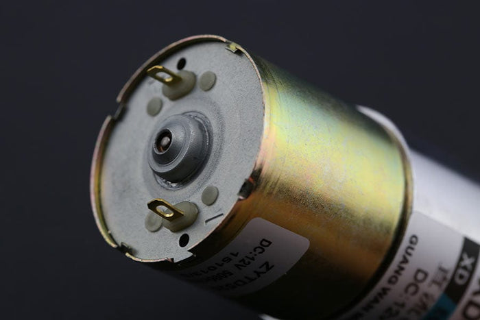 Metal DC Geared Motor - 12V 100RPM 12kg.cm by The Pi Hut - The Pi Hut