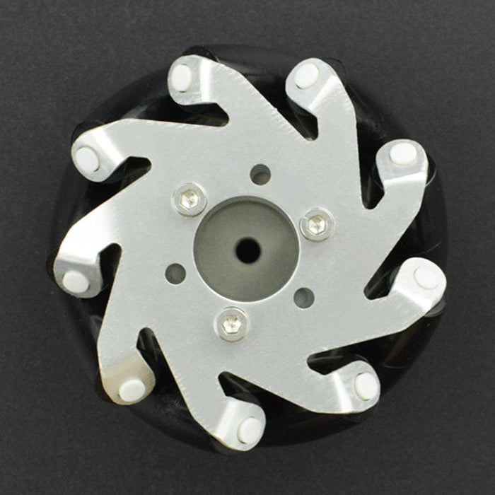 Metal Mecanum Wheel with Motor Shaft Coupling (65mm) - Left by DFRobot - The Pi Hut