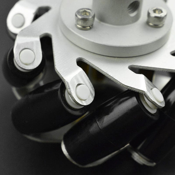 Metal Mecanum Wheel with Motor Shaft Coupling (65mm) - Left by DFRobot - The Pi Hut