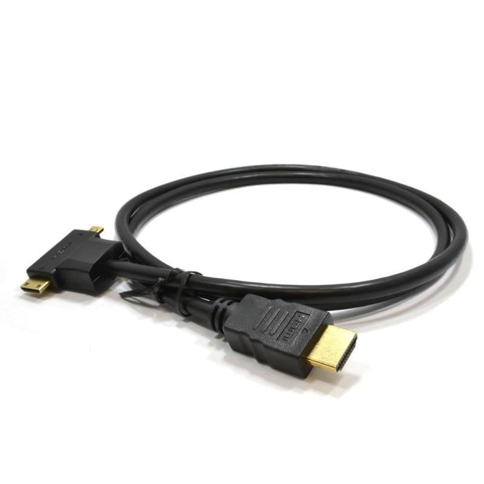 Micro and Mini HDMI Hammerhead Cable - 1m [Discontinued] by The Pi Hut - The Pi Hut
