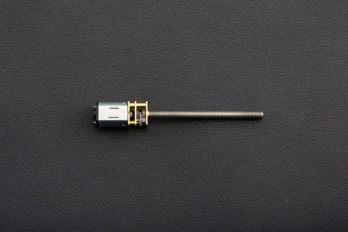 Micro Metal DC Geared Motor with Lead Screw (6V 150RPM M4*55) by The Pi Hut - The Pi Hut