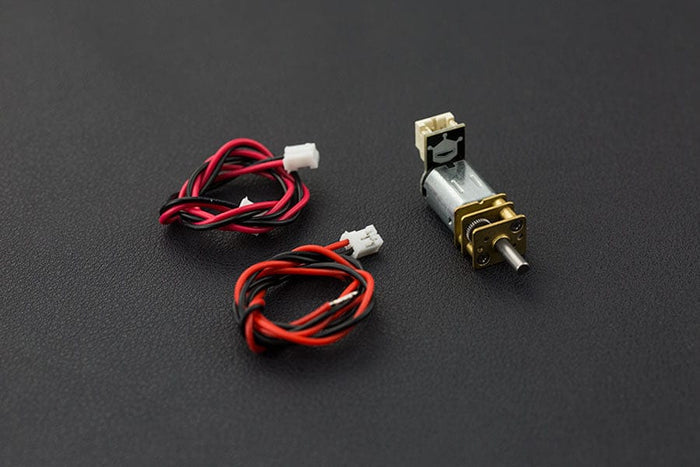 Micro Metal Gear Motor with Connector (50:1) by DFRobot - The Pi Hut