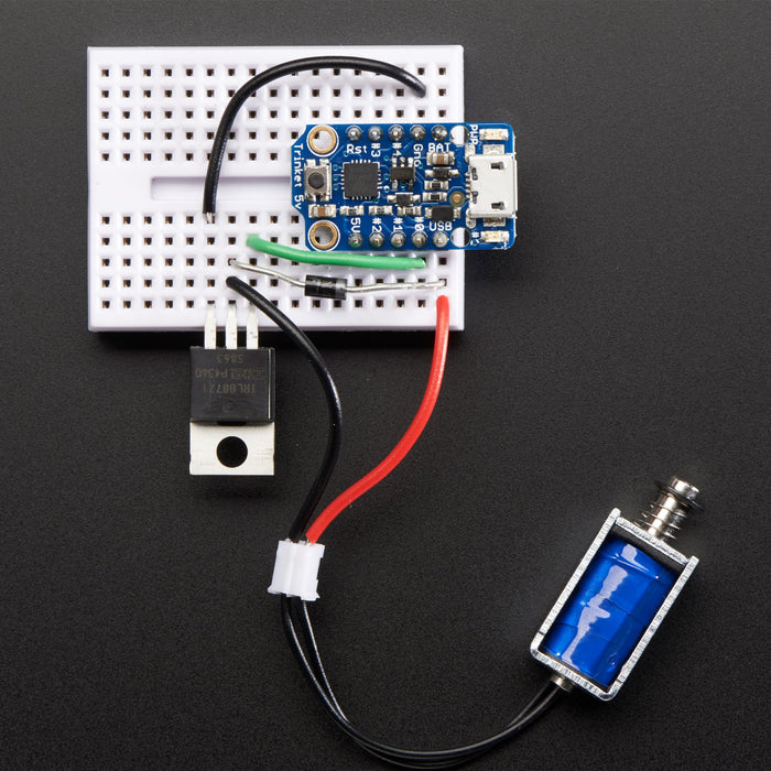 Mini Push-Pull Solenoid - 5V by Adafruit - The Pi Hut