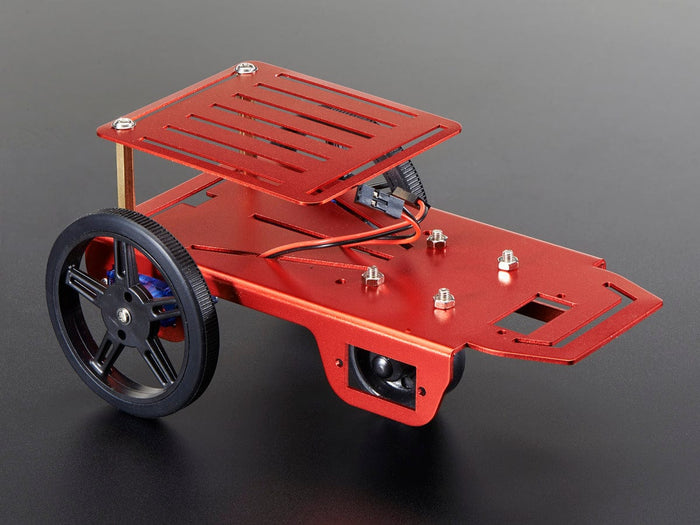 Mini Robot Rover Chassis Kit - 2WD with DC Motors by The Pi Hut - The Pi Hut